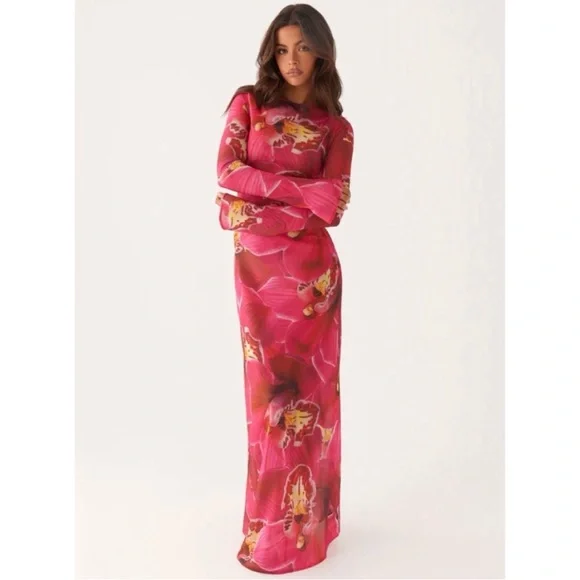 Peppermayo Floral Long Sleeve Maxi Dress - Picture 9 of 15